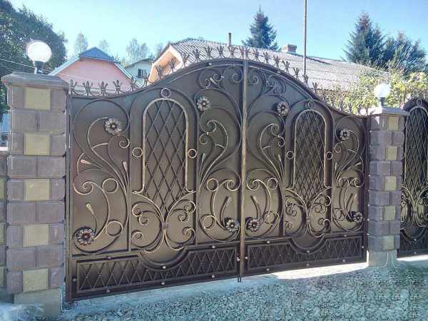 Кованые ворота и калитки в Истринском районе