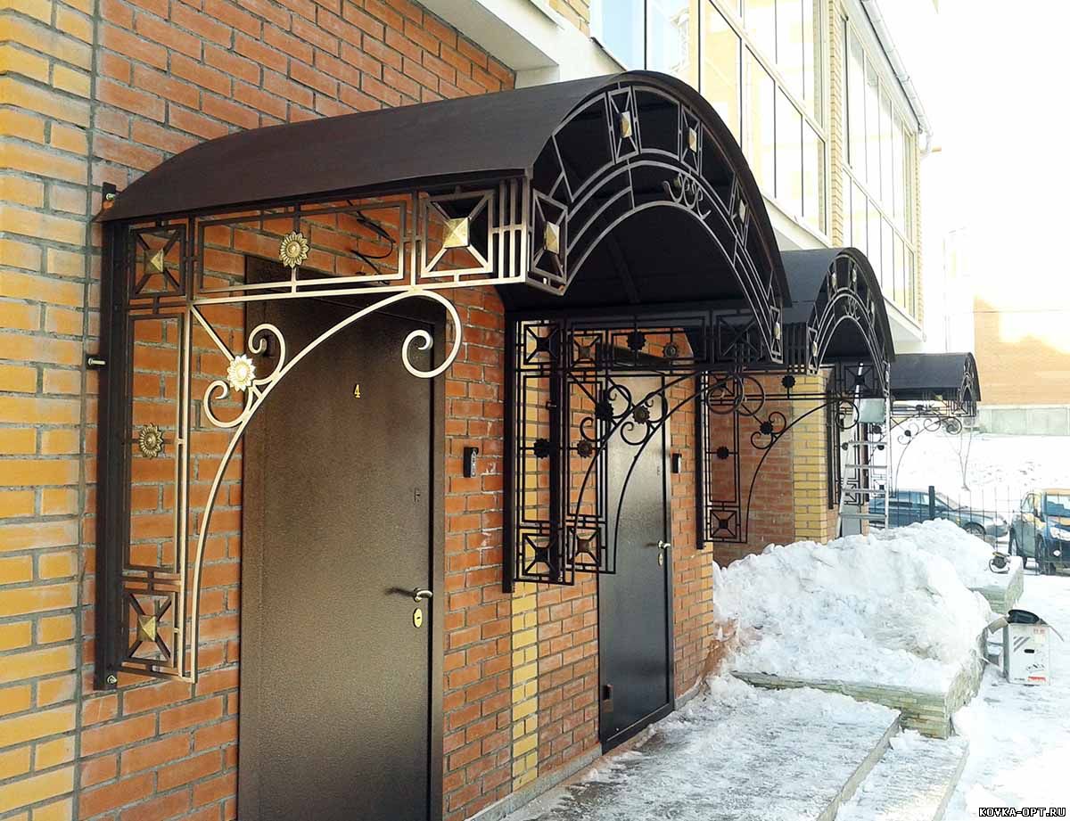 Козырьки и навесы в Истринском районе